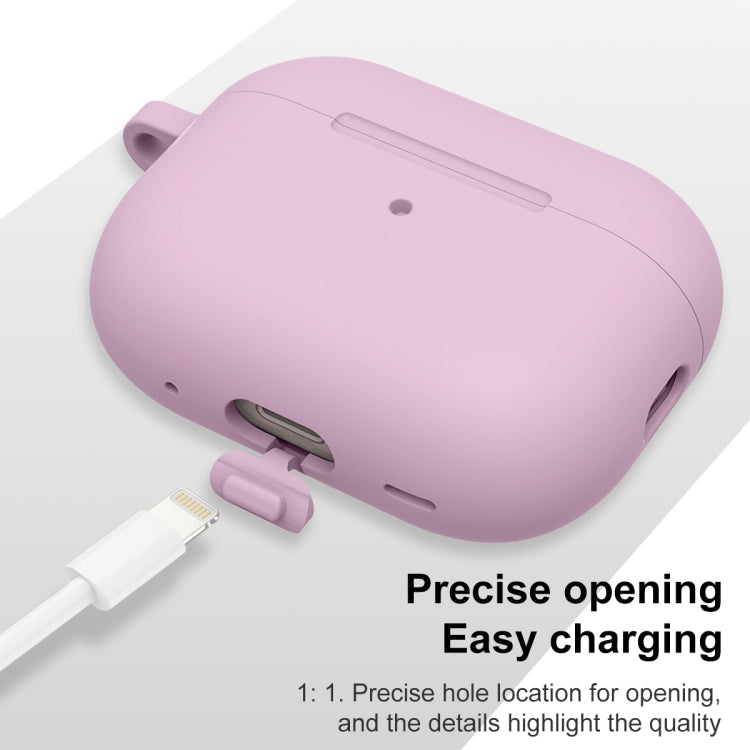 For AirPods Pro 2 Thickened One-piece Shockproof Earphone Case(Purple) by buy2fix