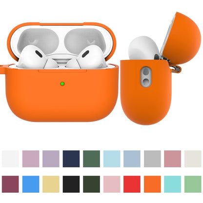 For AirPods Pro 2 Thickened One-piece Shockproof Earphone Case(Orange) by buy2fix