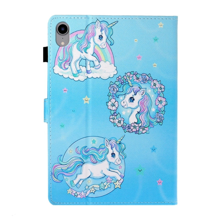 For iPad 2025 / 2022 Coloured Drawing Stitching Smart Leather Tablet Case(Unicorn) - iPad 2025 / 2022 Cases by buy2fix | Online Shopping UK | buy2fix