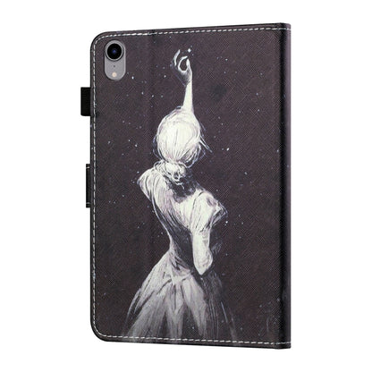 For iPad 2025 / 2022 Coloured Drawing Stitching Smart Leather Tablet Case(Girl) - iPad 2025 / 2022 Cases by buy2fix | Online Shopping UK | buy2fix