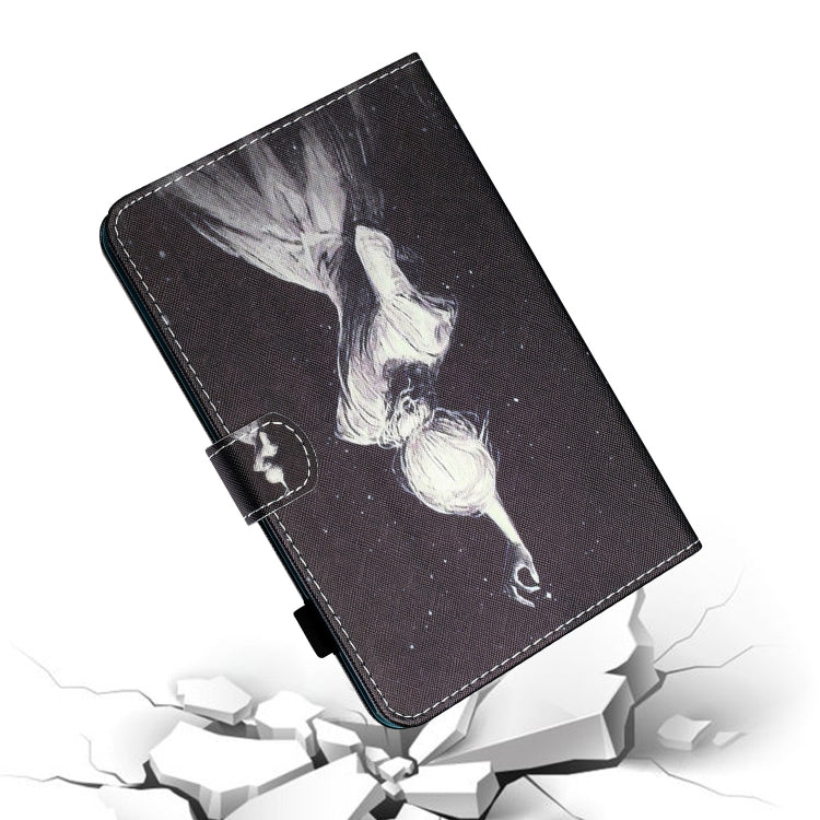 For iPad 2025 / 2022 Coloured Drawing Stitching Smart Leather Tablet Case(Girl) - iPad 2025 / 2022 Cases by buy2fix | Online Shopping UK | buy2fix