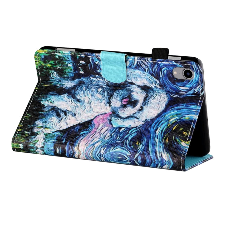 For iPad 2025 / 2022 Coloured Drawing Stitching Smart Leather Tablet Case(Dog) - iPad 2025 / 2022 Cases by buy2fix | Online Shopping UK | buy2fix