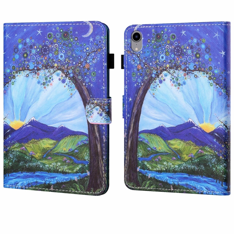 For iPad 2025 / 2022 Coloured Drawing Stitching Smart Leather Tablet Case(Mountain View) - iPad 2025 / 2022 Cases by buy2fix | Online Shopping UK | buy2fix