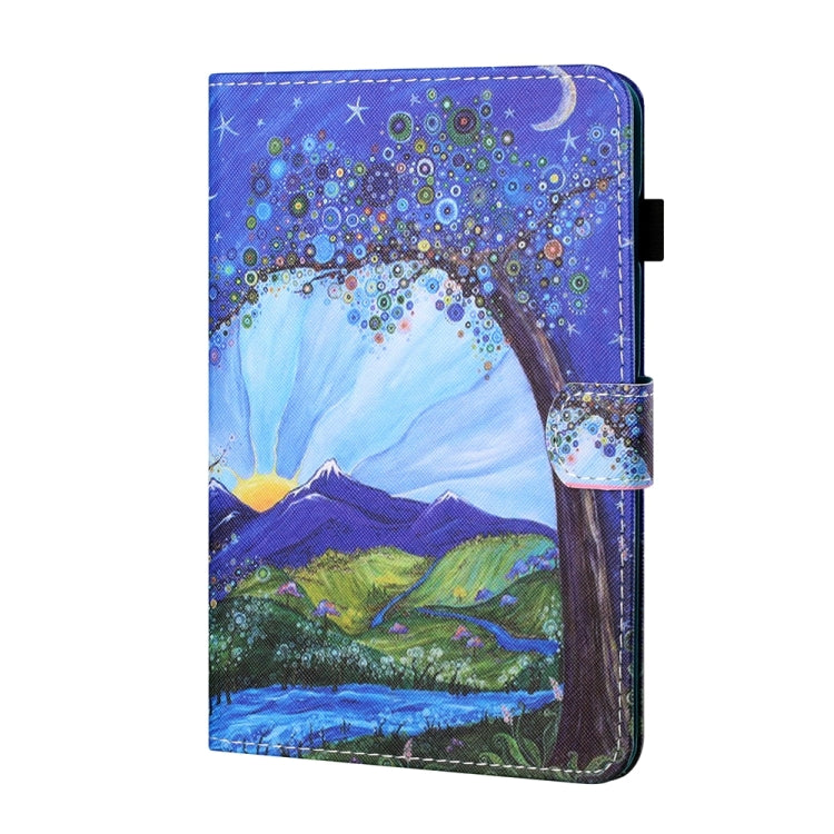 For iPad 2025 / 2022 Coloured Drawing Stitching Smart Leather Tablet Case(Mountain View) - iPad 2025 / 2022 Cases by buy2fix | Online Shopping UK | buy2fix