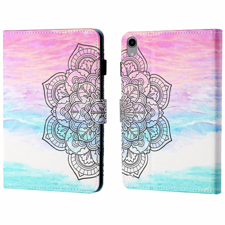 For iPad 2025 / 2022 Coloured Drawing Stitching Smart Leather Tablet Case(Colorful Mandala) - iPad 2025 / 2022 Cases by buy2fix | Online Shopping UK | buy2fix