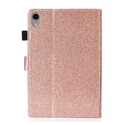 For iPad 2025 / 2022 Glossy Glitter Powder Horizontal Flip Leather Tablet Case(Rose Gold) - iPad 2025 / 2022 Cases by buy2fix | Online Shopping UK | buy2fix