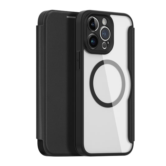 For iPhone 14 Pro Max DUX DUCIS Skin X Pro Series Magsafe PC + TPU Phone Leather Case(Black) - iPhone 14 Pro Max Cases by DUX DUCIS | Online Shopping UK | buy2fix