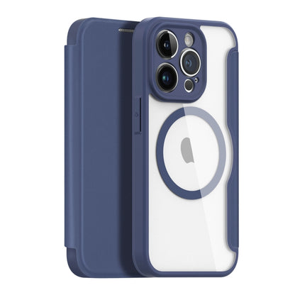 For iPhone 14 Pro Max DUX DUCIS Skin X Pro Series Magsafe PC + TPU Phone Leather Case (Blue) - iPhone 14 Pro Max Cases by DUX DUCIS | Online Shopping UK | buy2fix