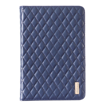 For iPad mini 5 / 4 / 3 / 2 / 1 Elegant Rhombic Texture Horizontal Flip Leather Tablet Case(Blue) - More iPad Cases by buy2fix | Online Shopping UK | buy2fix