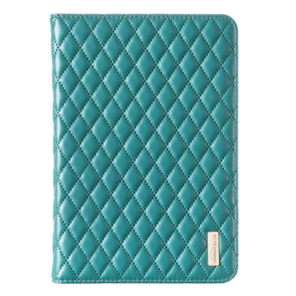 For iPad mini 5 / 4 / 3 / 2 / 1 Elegant Rhombic Texture Horizontal Flip Leather Tablet Case(Green) - More iPad Cases by buy2fix | Online Shopping UK | buy2fix