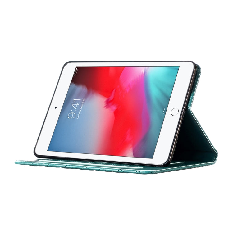For iPad mini 5 / 4 / 3 / 2 / 1 Elegant Rhombic Texture Horizontal Flip Leather Tablet Case(Green) - More iPad Cases by buy2fix | Online Shopping UK | buy2fix