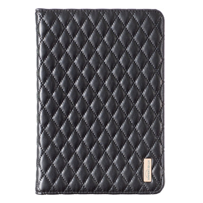 For iPad mini 5 / 4 / 3 / 2 / 1 Elegant Rhombic Texture Horizontal Flip Leather Tablet Case(Black) - More iPad Cases by buy2fix | Online Shopping UK | buy2fix