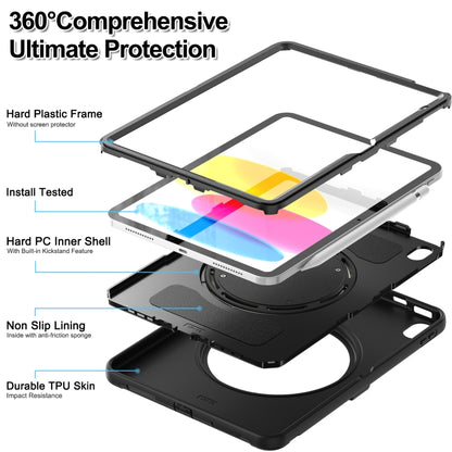 For iPad 2025 / 2022 Shockproof TPU + PC Protective Tablet Case(Black) - iPad 2025 / 2022 Cases by buy2fix | Online Shopping UK | buy2fix