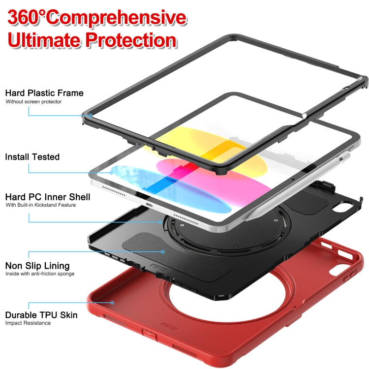 For iPad 2025 / 2022 Shockproof TPU + PC Protective Tablet Case(Red) - iPad 2025 / 2022 Cases by buy2fix | Online Shopping UK | buy2fix