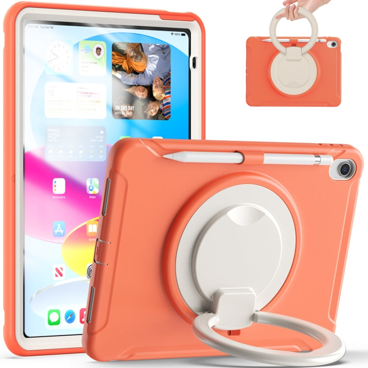 For iPad 2025 / 2022 Shockproof TPU + PC Protective Tablet Case(Living Coral) - iPad 2025 / 2022 Cases by buy2fix | Online Shopping UK | buy2fix