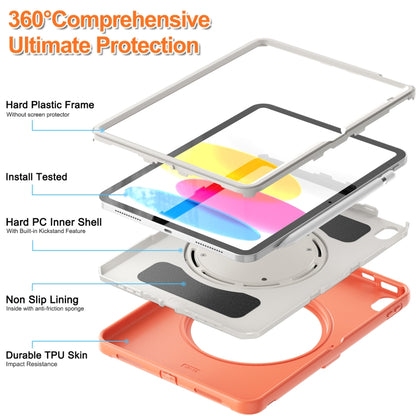 For iPad 2025 / 2022 Shockproof TPU + PC Protective Tablet Case(Living Coral) - iPad 2025 / 2022 Cases by buy2fix | Online Shopping UK | buy2fix