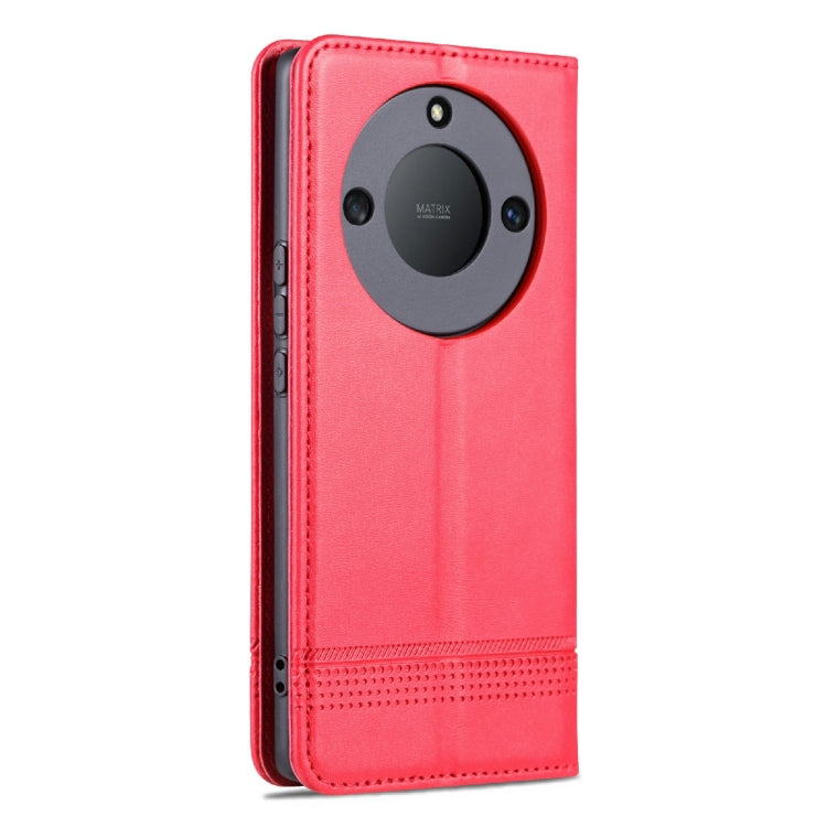 For Honor X40 AZNS Magnetic Calf Texture Leather Phone Case(Red) - Honor Cases by AZNS | Online Shopping UK | buy2fix