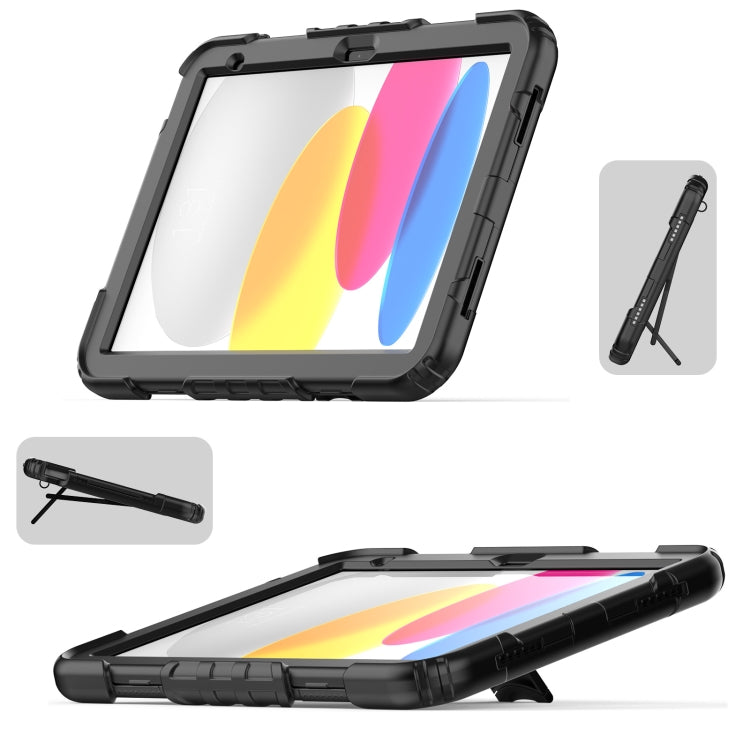 For iPad 2025 / 2022 Shockproof Silicone + PC Protective Tablet Case(Black) - iPad 2025 / 2022 Cases by buy2fix | Online Shopping UK | buy2fix