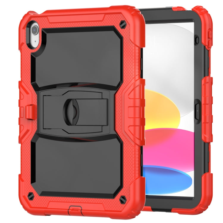 For iPad 2025 / 2022 Shockproof Silicone + PC Protective Tablet Case(Black + Red) - iPad 2025 / 2022 Cases by buy2fix | Online Shopping UK | buy2fix