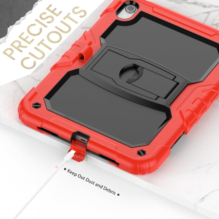 For iPad 2025 / 2022 Shockproof Silicone + PC Protective Tablet Case(Black + Red) - iPad 2025 / 2022 Cases by buy2fix | Online Shopping UK | buy2fix