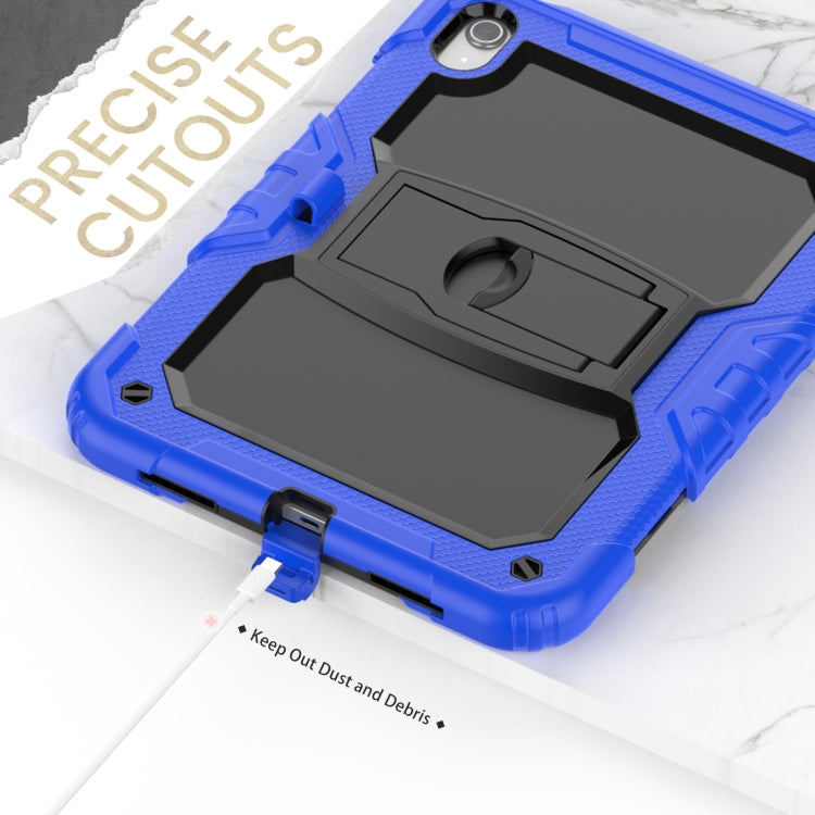 For iPad 2025 / 2022 Shockproof Silicone + PC Protective Tablet Case(Black + Blue) - iPad 2025 / 2022 Cases by buy2fix | Online Shopping UK | buy2fix