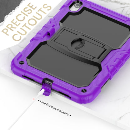 For iPad 2025 / 2022 Shockproof Silicone + PC Protective Tablet Case(Black + Purple) - iPad 2025 / 2022 Cases by buy2fix | Online Shopping UK | buy2fix