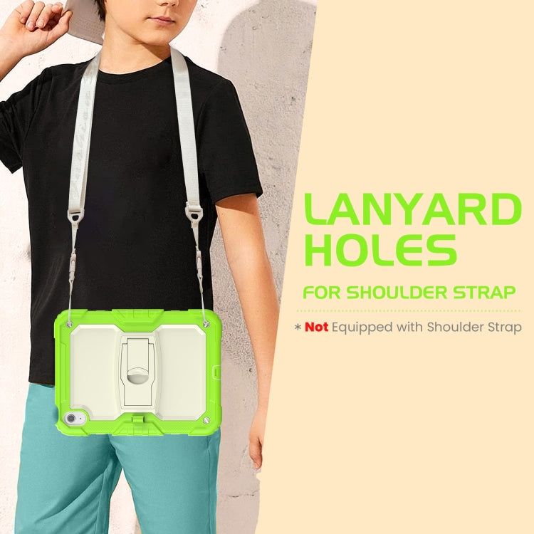 For iPad 2025 / 2022 Shockproof Silicone + PC Protective Tablet Case(Yellow Green) - iPad 2025 / 2022 Cases by buy2fix | Online Shopping UK | buy2fix