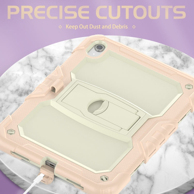 For iPad 2025 / 2022 Shockproof Silicone + PC Protective Tablet Case(Rose Gold) - iPad 2025 / 2022 Cases by buy2fix | Online Shopping UK | buy2fix
