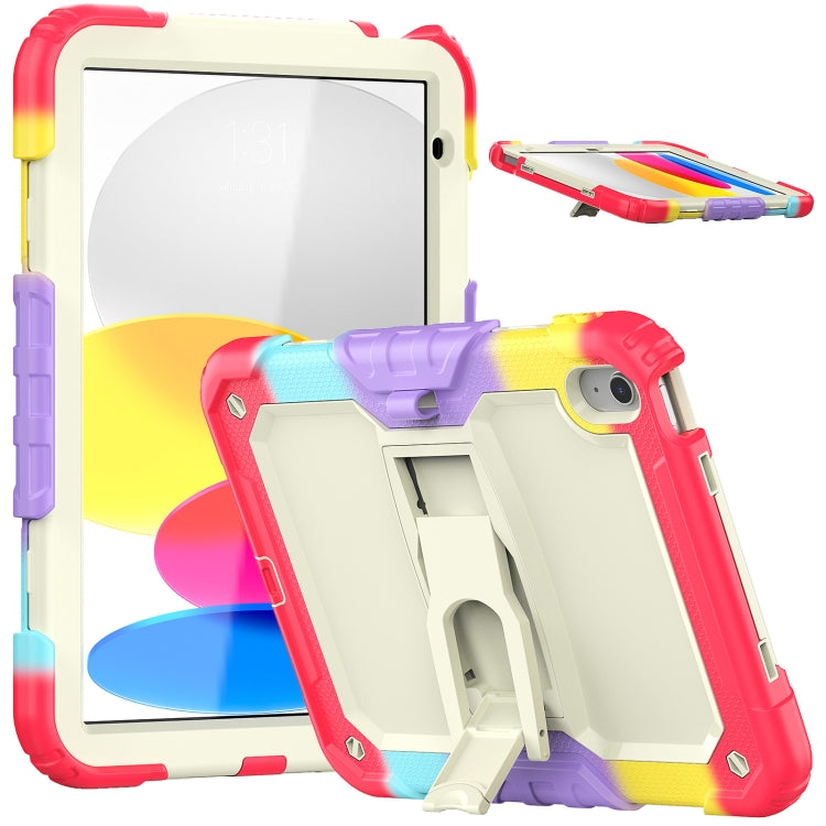 For iPad 2025 / 2022 Shockproof Silicone + PC Protective Tablet Case(Camouflage Red) - iPad 2025 / 2022 Cases by buy2fix | Online Shopping UK | buy2fix