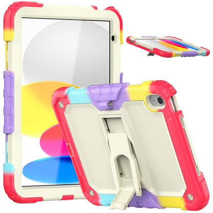 For iPad 2025 / 2022 Shockproof Silicone + PC Protective Tablet Case(Camouflage Red) - iPad 2025 / 2022 Cases by buy2fix | Online Shopping UK | buy2fix