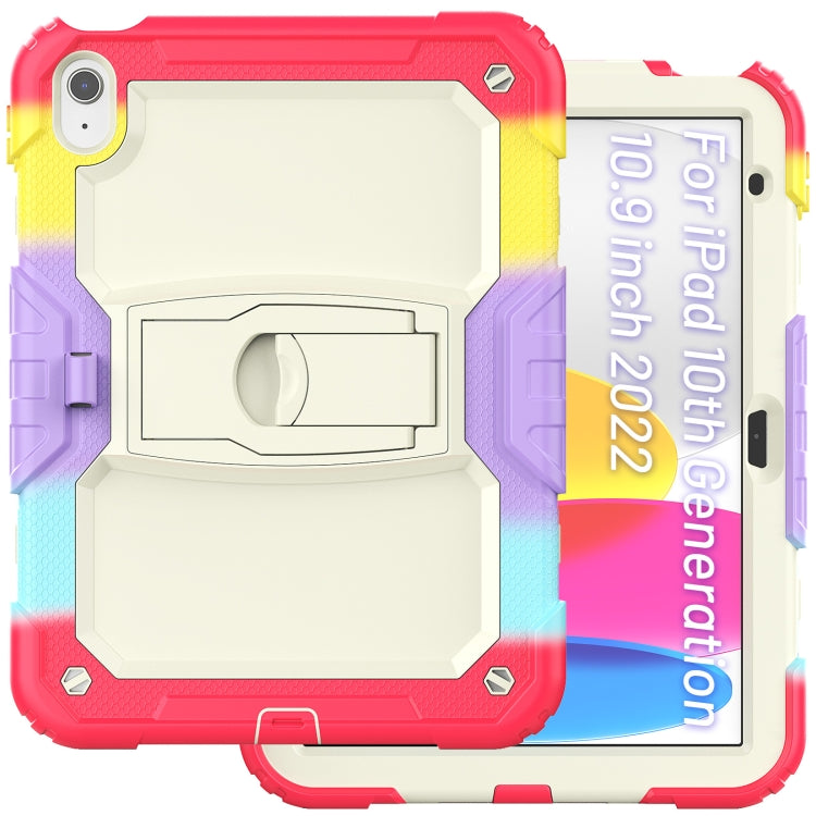 For iPad 2025 / 2022 Shockproof Silicone + PC Protective Tablet Case(Camouflage Red) - iPad 2025 / 2022 Cases by buy2fix | Online Shopping UK | buy2fix