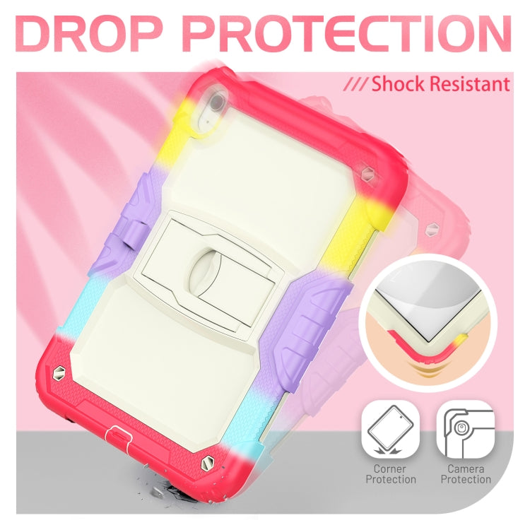 For iPad 2025 / 2022 Shockproof Silicone + PC Protective Tablet Case(Camouflage Red) - iPad 2025 / 2022 Cases by buy2fix | Online Shopping UK | buy2fix