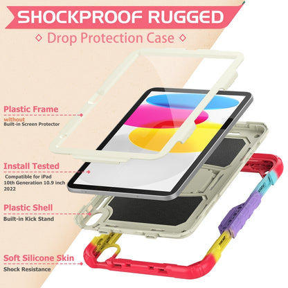 For iPad 2025 / 2022 Shockproof Silicone + PC Protective Tablet Case(Camouflage Red) - iPad 2025 / 2022 Cases by buy2fix | Online Shopping UK | buy2fix