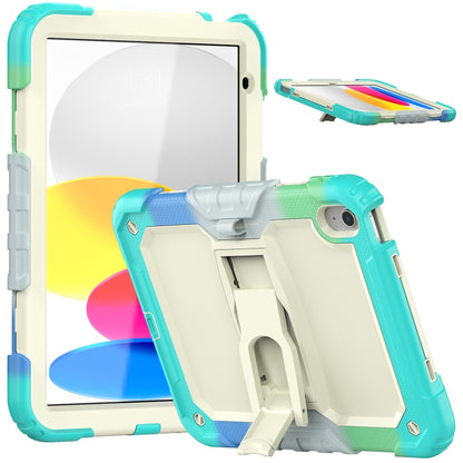 For iPad 2025 / 2022 Shockproof Silicone + PC Protective Tablet Case(Camouflage Light Blue) - iPad 2025 / 2022 Cases by buy2fix | Online Shopping UK | buy2fix