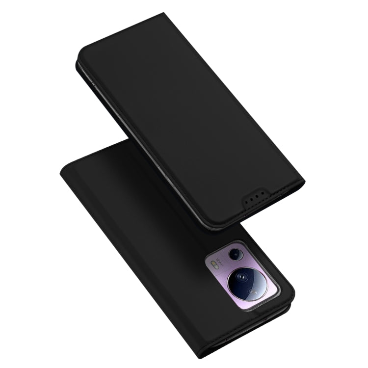 For Xiaomi 12 Lite 5G NE DUX DUCIS Skin Pro Series Horizontal Flip Phone Leather Case(Black) - Xiaomi Cases by DUX DUCIS | Online Shopping UK | buy2fix