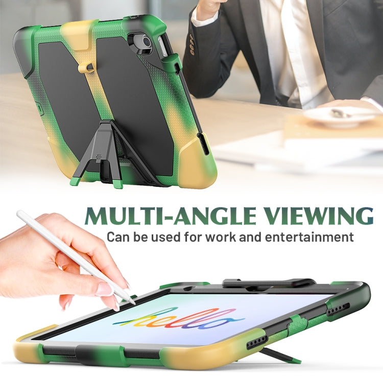 For iPad 2025 / 2022 Rugged Silicone Hard PC Tablet Case with Holder(Camouflage) - iPad 2025 / 2022 Cases by buy2fix | Online Shopping UK | buy2fix