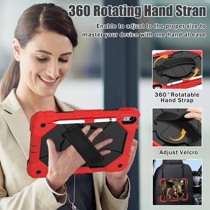 For iPad 2025 / 2022 Contrast Color Robot Shockproof Silicon + PC Tablet Protective Case(Red+Black) - iPad 2025 / 2022 Cases by buy2fix | Online Shopping UK | buy2fix