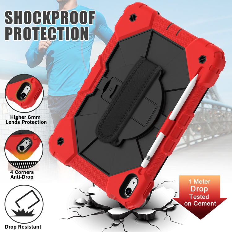 For iPad 2025 / 2022 Contrast Color Robot Shockproof Silicon + PC Tablet Protective Case(Red+Black) - iPad 2025 / 2022 Cases by buy2fix | Online Shopping UK | buy2fix