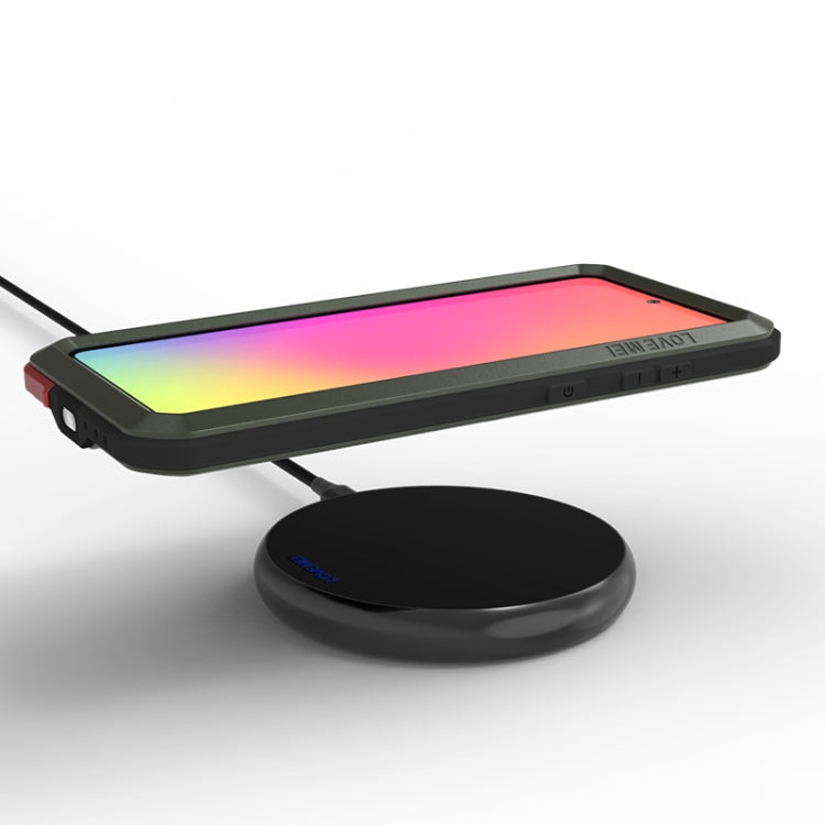 For Galaxy A71 LOVE MEI Metal Shockproof Waterproof Dustproof Protective Case(Army Green) by LOVE MEI