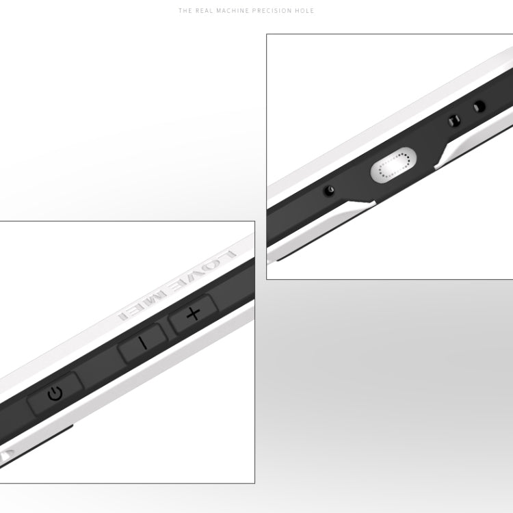 For Galaxy S20 LOVE MEI Metal Shockproof Waterproof Dustproof Protective Case(White) by LOVE MEI