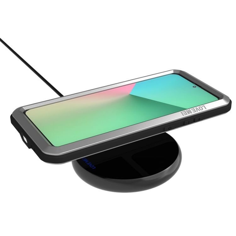 For Galaxy S20 Ultra LOVE MEI Metal Shockproof Waterproof Dustproof Protective Case(Silver) by LOVE MEI