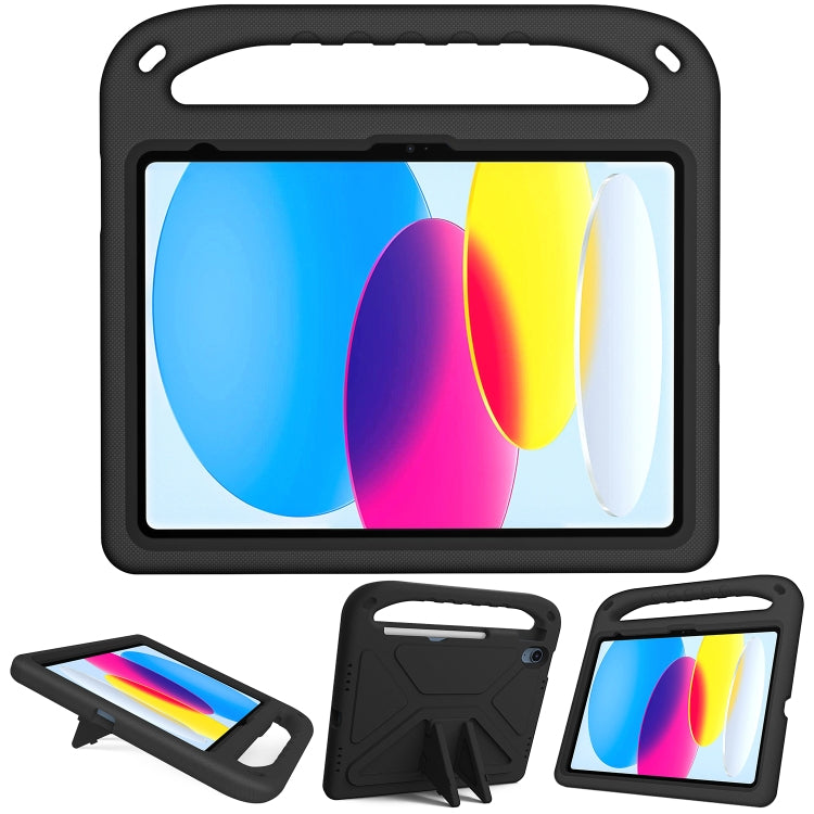 For iPad 2025 / 2022 Handle Portable EVA Shockproof Tablet Case(Black) - iPad 2025 / 2022 Cases by buy2fix | Online Shopping UK | buy2fix