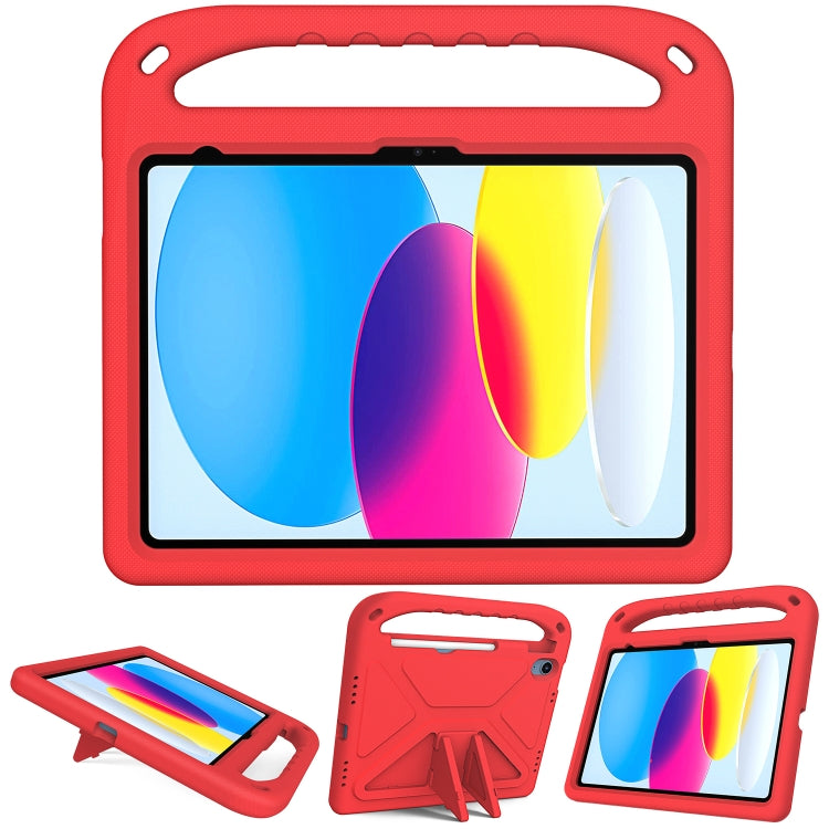 For iPad 2025 / 2022 Handle Portable EVA Shockproof Tablet Case(Red) - iPad 2025 / 2022 Cases by buy2fix | Online Shopping UK | buy2fix