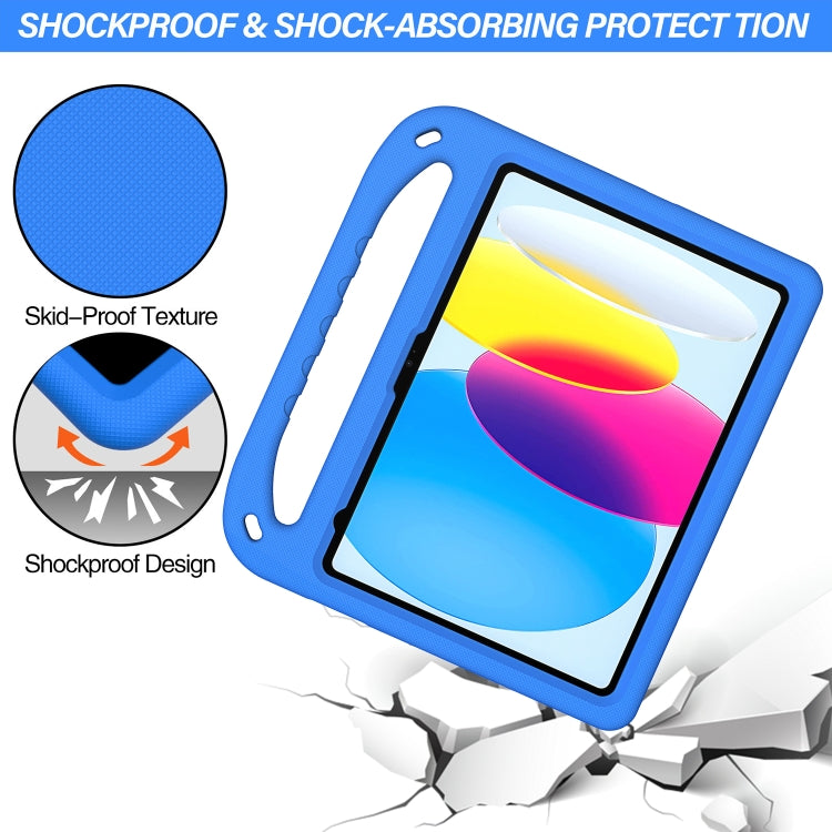 For iPad 2025 / 2022 Handle Portable EVA Shockproof Tablet Case(Blue) - iPad 2025 / 2022 Cases by buy2fix | Online Shopping UK | buy2fix
