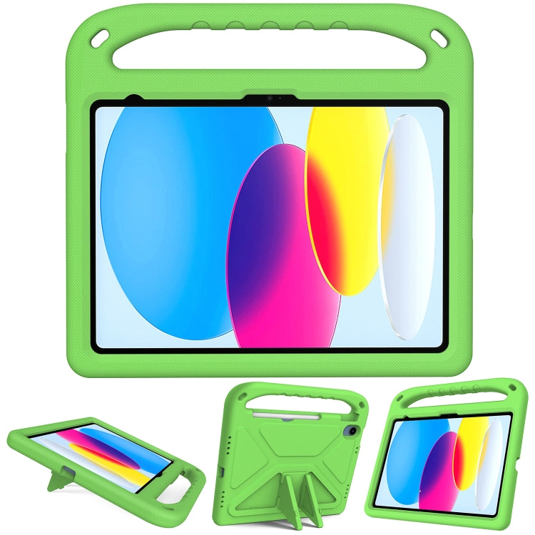 For iPad 2025 / 2022 Handle Portable EVA Shockproof Tablet Case(Green) - iPad 2025 / 2022 Cases by buy2fix | Online Shopping UK | buy2fix