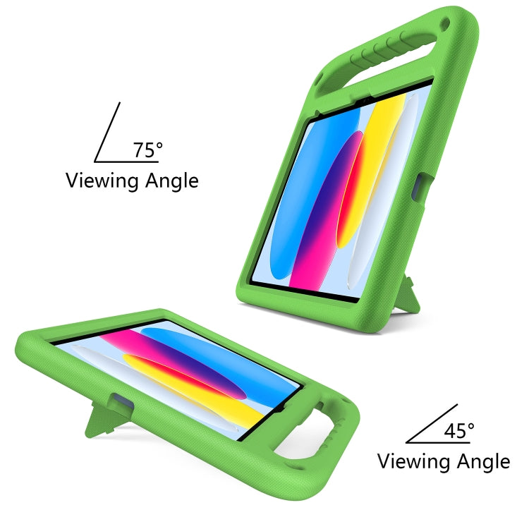 For iPad 2025 / 2022 Handle Portable EVA Shockproof Tablet Case(Green) - iPad 2025 / 2022 Cases by buy2fix | Online Shopping UK | buy2fix