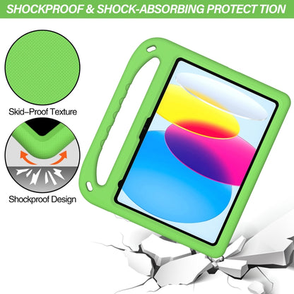 For iPad 2025 / 2022 Handle Portable EVA Shockproof Tablet Case(Green) - iPad 2025 / 2022 Cases by buy2fix | Online Shopping UK | buy2fix