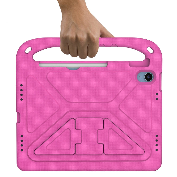 For iPad 2025 / 2022 Handle Portable EVA Shockproof Tablet Case(Rose Red) - iPad 2025 / 2022 Cases by buy2fix | Online Shopping UK | buy2fix