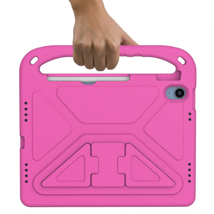 For iPad 2025 / 2022 Handle Portable EVA Shockproof Tablet Case(Rose Red) - iPad 2025 / 2022 Cases by buy2fix | Online Shopping UK | buy2fix
