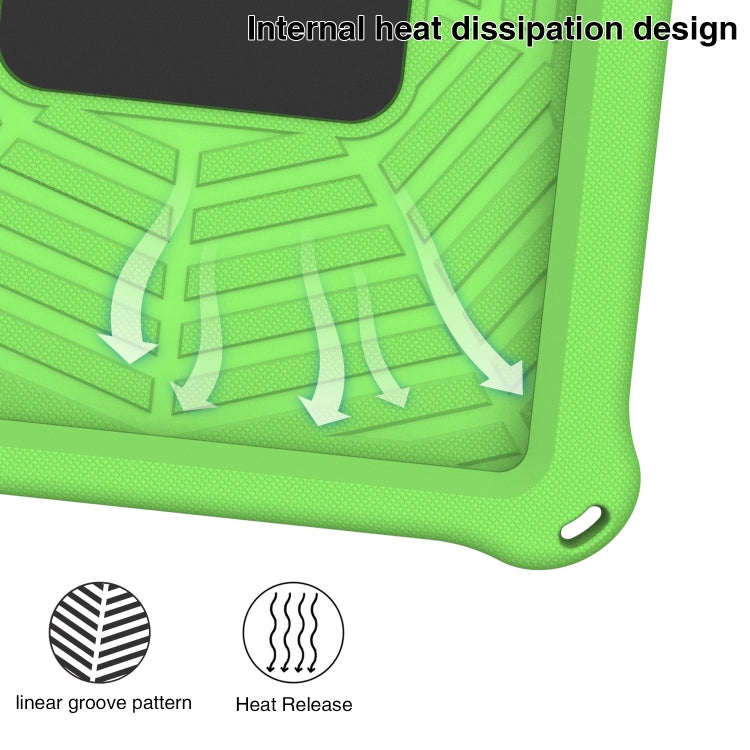 For iPad 2025 / 2022 Spider King Silicone Protective Tablet Case(Green) - iPad 2025 / 2022 Cases by buy2fix | Online Shopping UK | buy2fix